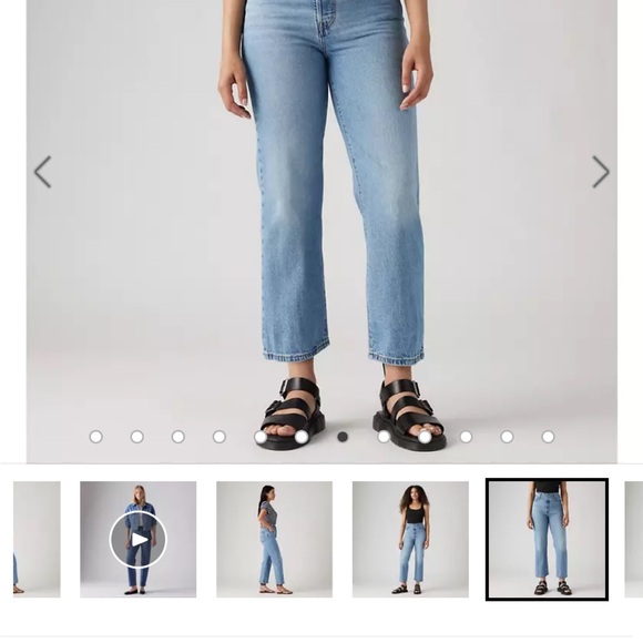 Levi’s Ribcage Straight Ankle Jeans - Picture 2 of 9